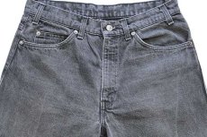 画像4: 80s USA製 Levi'sリーバイス 550 ブラック デニムパンツ w32 L32★147 (4)