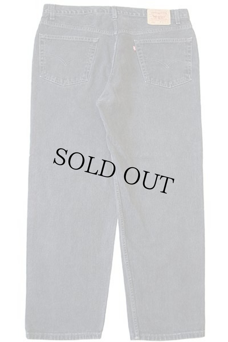 画像3: 90s カナダ製 Levi'sリーバイス 550 ブラック デニムパンツ w42 L30★148 (3)