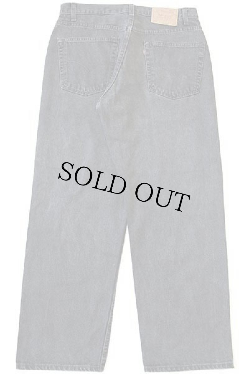 画像3: 90s USA製 Levi'sリーバイス 569 ブラック デニムパンツ w34 L30 (3)