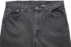 画像4: 90s USA製 Levi'sリーバイス 505 ブラック デニムパンツ w42 L32★53 (4)