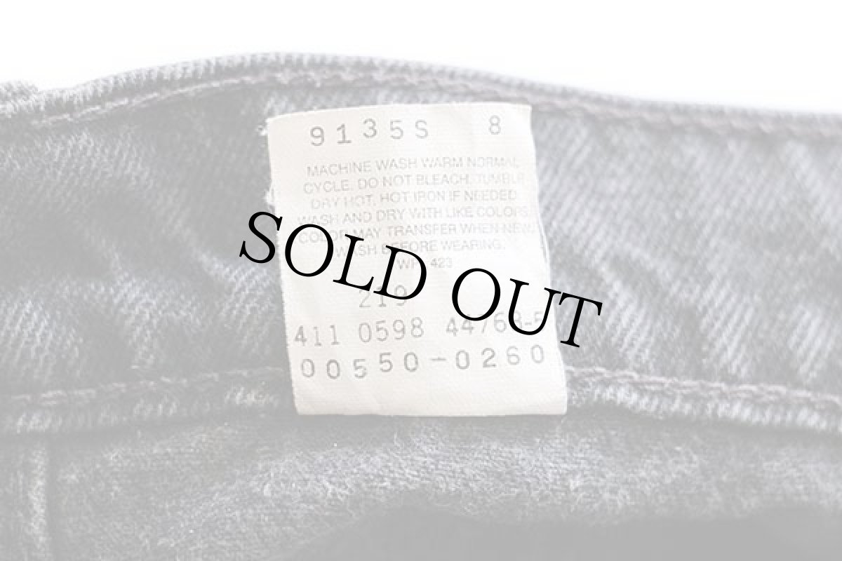 画像7: 90s メキシコ製 Levi'sリーバイス 550 ブラック デニムパンツ w34 L30★150 (7)