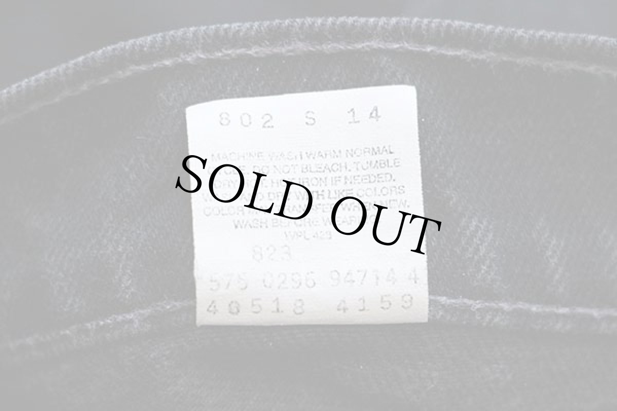 画像7: 90s USA製 Levi'sリーバイス 518 ブラック デニムパンツ w38 L30 (7)