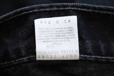 画像7: 90s USA製 Levi'sリーバイス 518 ブラック デニムパンツ w38 L30 (7)