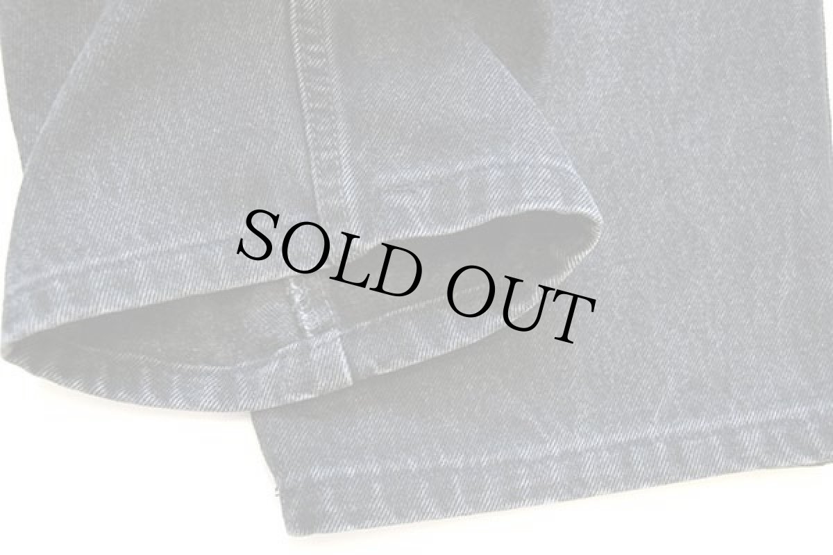 画像8: 90s USA製 Levi'sリーバイス 560 ブラック デニムパンツ w40★27 (8)