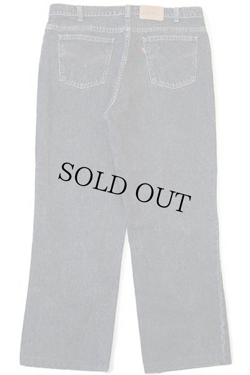 画像3: 90s カナダ製 Levi'sリーバイス 619 先染め ブラック デニムパンツ w38 (3)