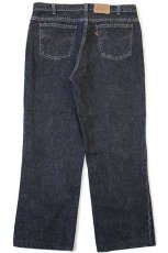 画像3: 90s カナダ製 Levi'sリーバイス 619 先染め ブラック デニムパンツ w38 (3)