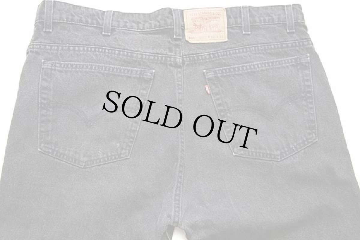 画像5: 90s USA製 Levi'sリーバイス 505 ブラック デニムパンツ w42 L32★53 (5)