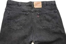 画像5: 90s USA製 Levi'sリーバイス 505 ブラック デニムパンツ w42 L32★53 (5)