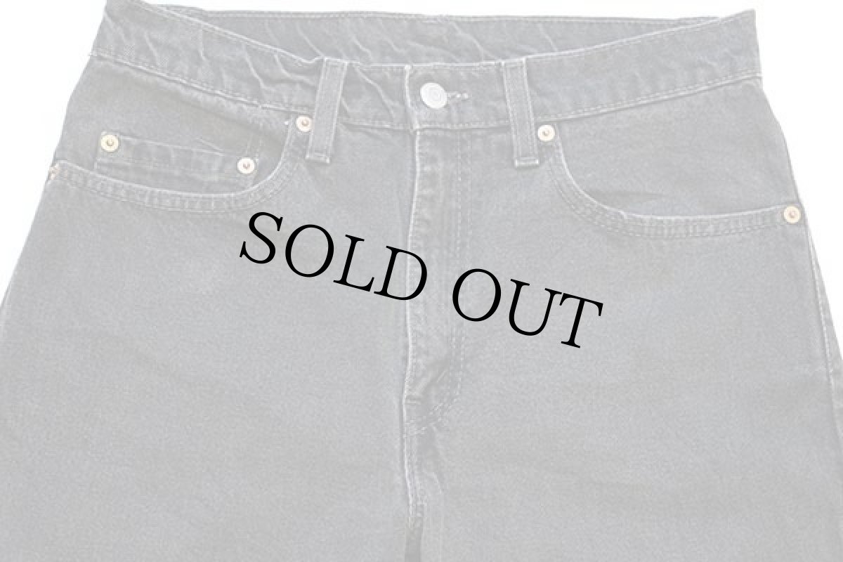 画像4: 90s カナダ製 Levi'sリーバイス 505 ブラック デニムパンツ w31 L30★54 (4)