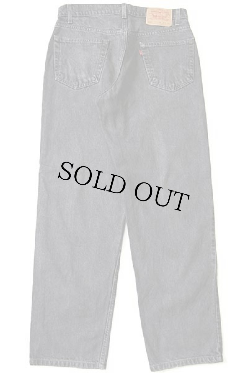 画像3: 90s メキシコ製 Levi'sリーバイス 550 ブラック デニムパンツ w34 L30★150 (3)
