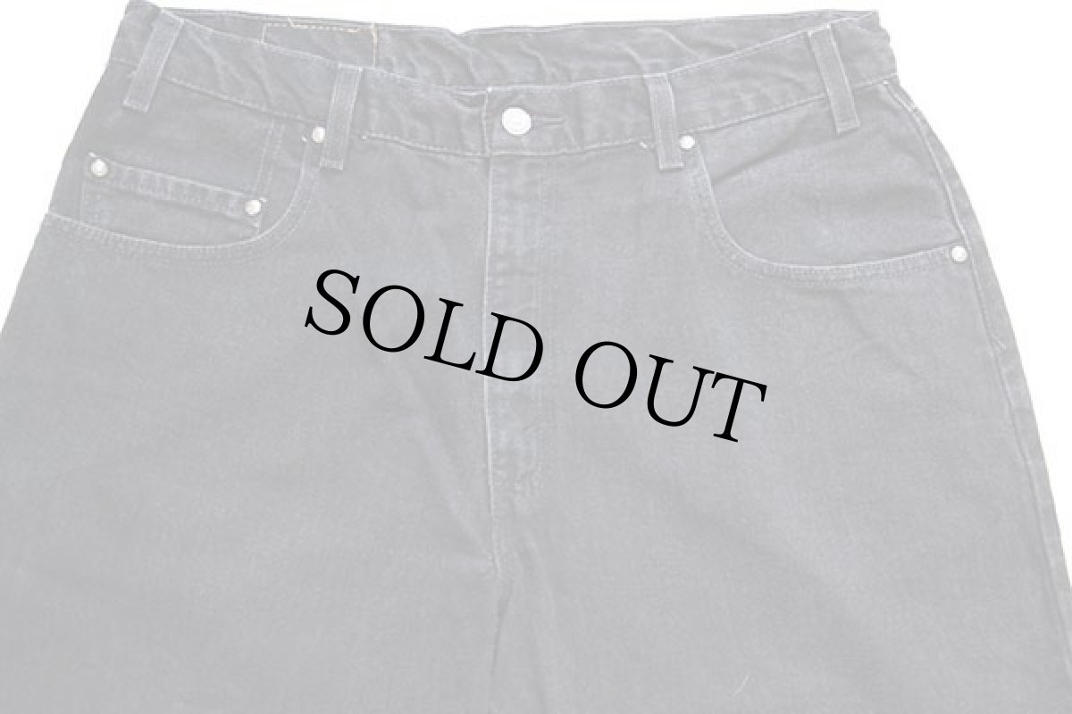 画像4: 00s メキシコ製 Levi'sリーバイス 545 ブラック デニムパンツ w36 L32 (4)