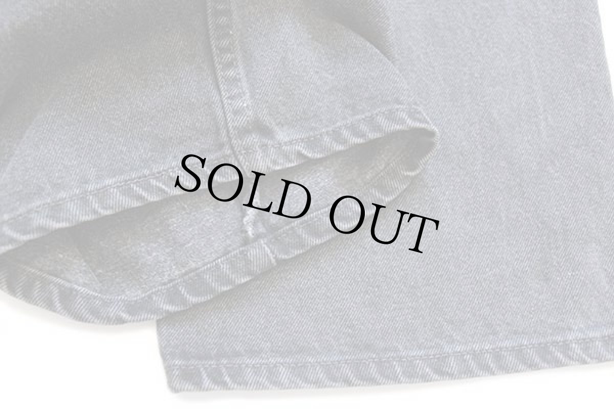 画像8: 90s USA製 Levi'sリーバイス 569 ブラック デニムパンツ w34 L30 (8)