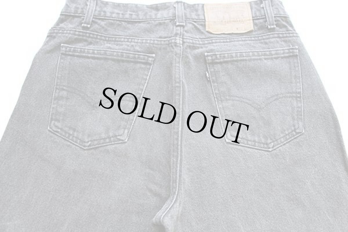 画像5: 80s USA製 Levi'sリーバイス 550 ブラック デニムパンツ w32 L32★147 (5)