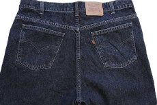 画像5: 90s カナダ製 Levi'sリーバイス 619 先染め ブラック デニムパンツ w38 (5)