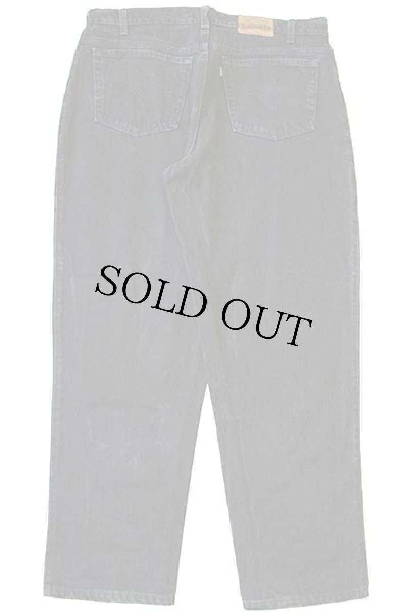 画像3: 90s USA製 Levi'sリーバイス SIGNATURE 545 ブラック デニムパンツ w40 L30 (3)