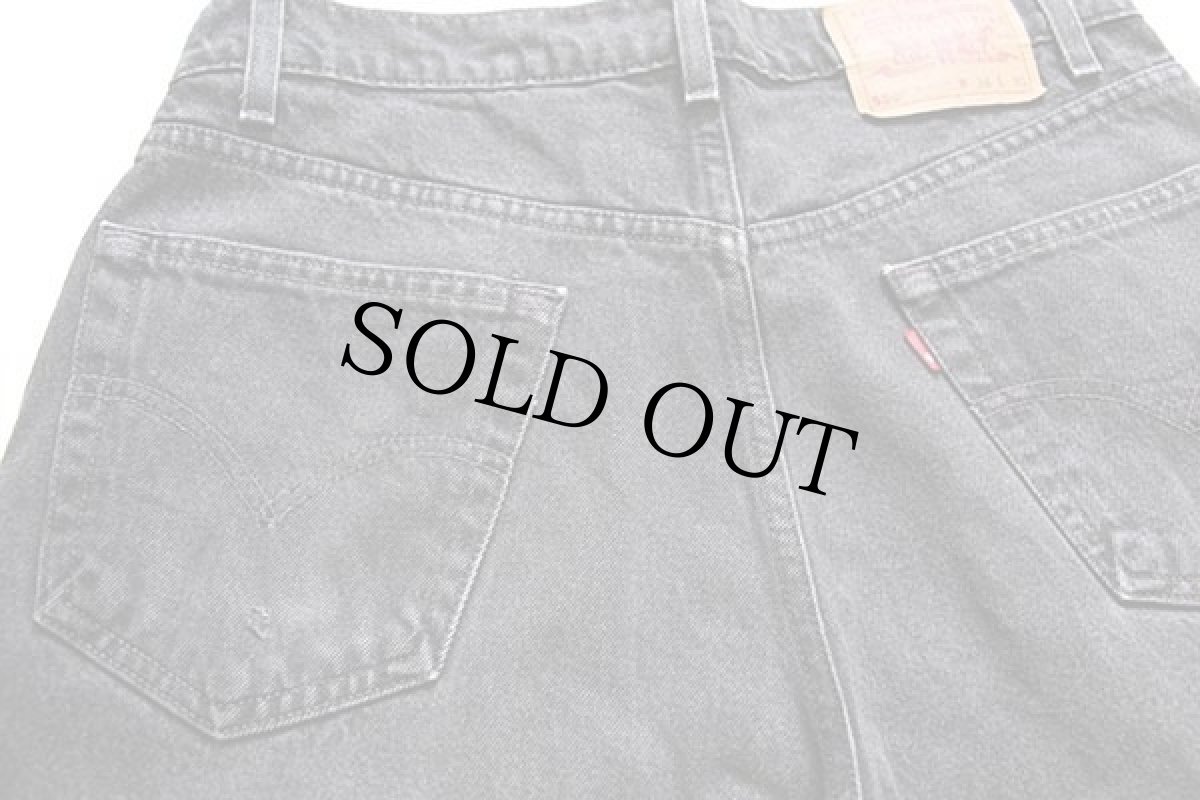 画像5: 90s メキシコ製 Levi'sリーバイス 550 ブラック デニムパンツ w34 L30★150 (5)