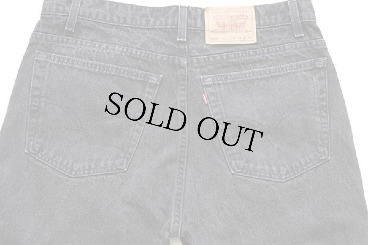 画像5: 90s USA製 Levi'sリーバイス 505 ブラック デニムパンツ w38 L32★56 (5)