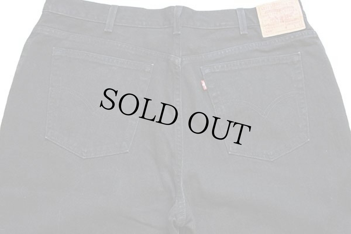 画像5: 00s USA製 Levi'sリーバイス 550 ブラック デニムパンツ 20 W S★146 (5)