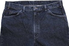 画像4: 90s カナダ製 Levi'sリーバイス 619 先染め ブラック デニムパンツ w38 (4)