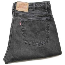 画像1: 90s USA製 Levi'sリーバイス 505 ブラック デニムパンツ w42 L32★53 (1)