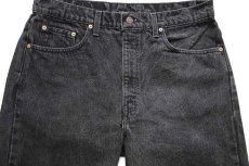 画像4: 90s USA製 Levi'sリーバイス 505 ブラック デニムパンツ w38 L32★56 (4)