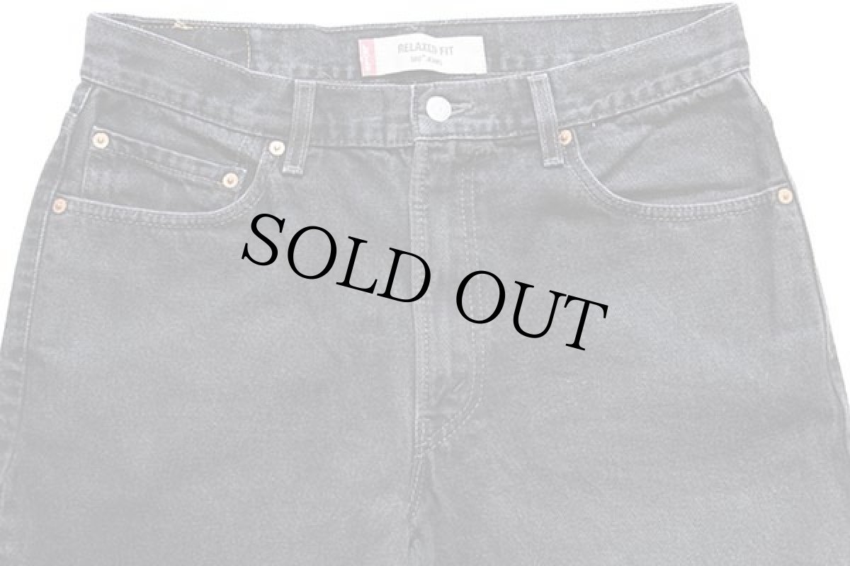 画像4: 00s USA製 Levi'sリーバイス 550 ブラック デニムパンツ w34 L30★144 (4)