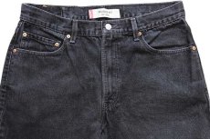 画像4: 00s USA製 Levi'sリーバイス 550 ブラック デニムパンツ w34 L30★144 (4)