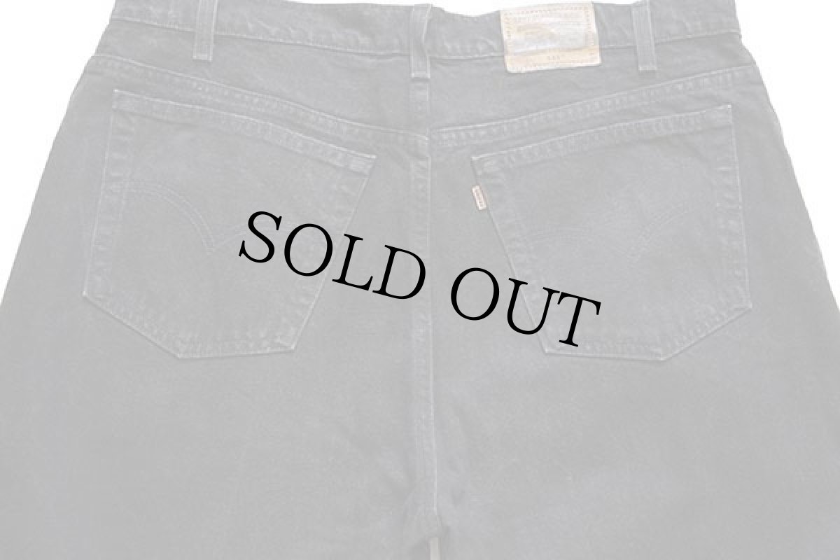 画像5: 90s USA製 Levi'sリーバイス SIGNATURE 545 ブラック デニムパンツ w40 L30 (5)