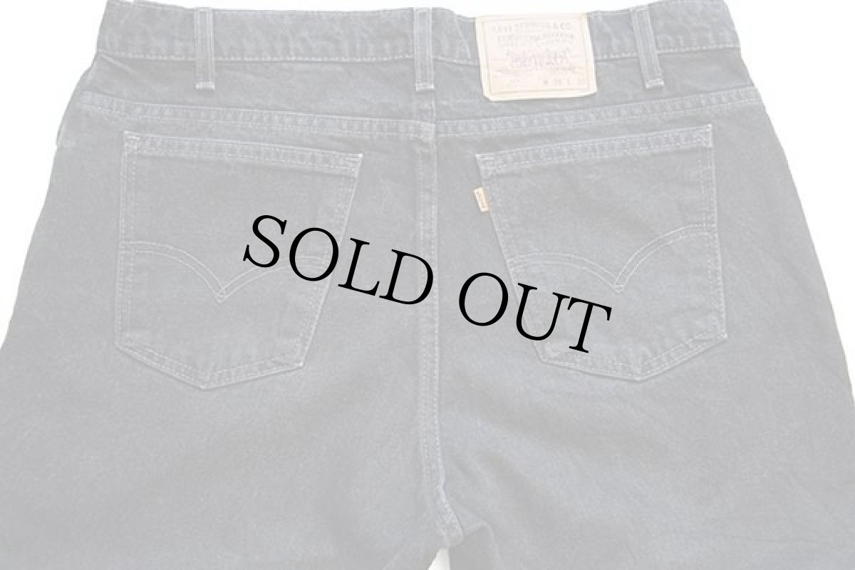 画像5: 90s USA製 Levi'sリーバイス 518 ブラック デニムパンツ w38 L30 (5)