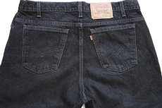 画像5: 90s USA製 Levi'sリーバイス 518 ブラック デニムパンツ w38 L30 (5)