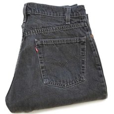 画像1: 90s カナダ製 Levi'sリーバイス 505 ブラック デニムパンツ w31 L30★54 (1)