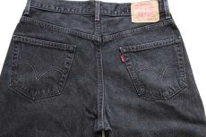 画像5: 00s USA製 Levi'sリーバイス 550 ブラック デニムパンツ w34 L30★144 (5)