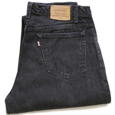 画像1: 00s メキシコ製 Levi'sリーバイス 545 ブラック デニムパンツ w36 L32 (1)