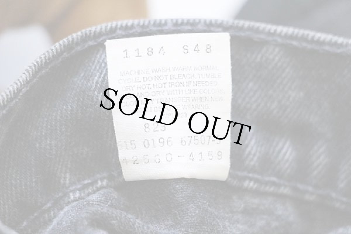 画像7: 90s USA製 Levi'sリーバイス 560 ブラック デニムパンツ w40★27 (7)