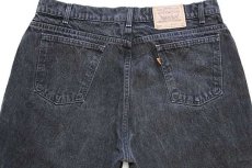 画像5: 90s USA製 Levi'sリーバイス 560 ブラック デニムパンツ w40★27 (5)