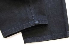 画像8: 00s USA製 Levi'sリーバイス 550 ブラック デニムパンツ 20 W S★146 (8)