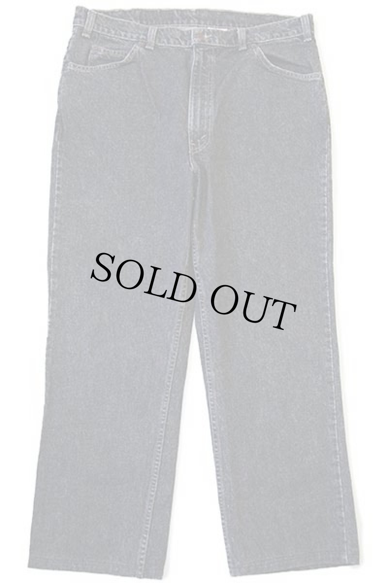 画像2: 90s カナダ製 Levi'sリーバイス 619 先染め ブラック デニムパンツ w38 (2)