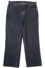 画像2: 90s カナダ製 Levi'sリーバイス 619 先染め ブラック デニムパンツ w38 (2)