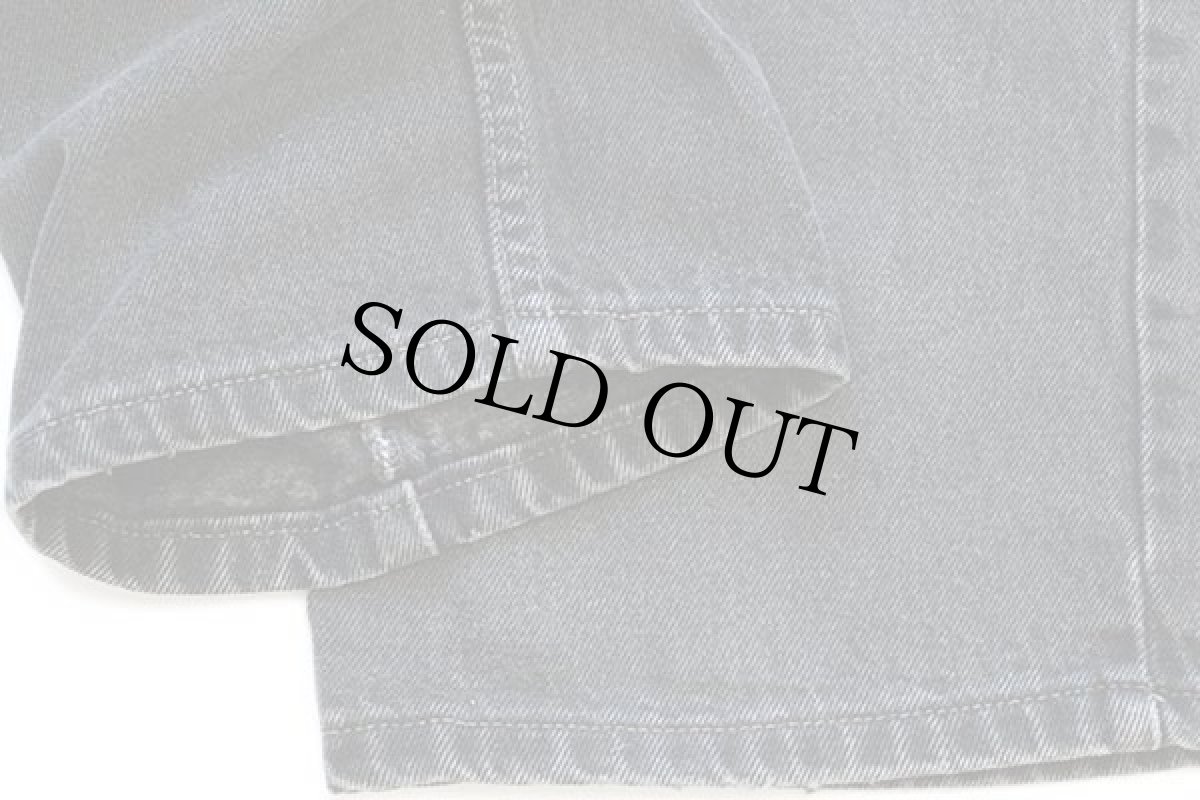 画像8: 90s カナダ製 Levi'sリーバイス 505 ブラック デニムパンツ w31 L30★54 (8)