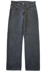 画像2: 90s カナダ製 Levi'sリーバイス 505 ブラック デニムパンツ w31 L30★54 (2)