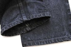 画像8: 90s メキシコ製 Levi'sリーバイス 550 ブラック デニムパンツ w33 L32★151 (8)