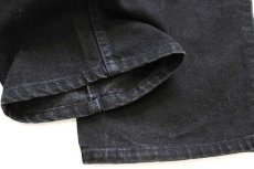 画像8: 90s USA製 Levi'sリーバイス SIGNATURE 545 ブラック デニムパンツ w40 L30 (8)