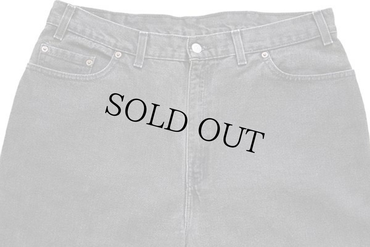 画像4: 00s USA製 Levi'sリーバイス 550 ブラック デニムパンツ 18 W M★145 (4)