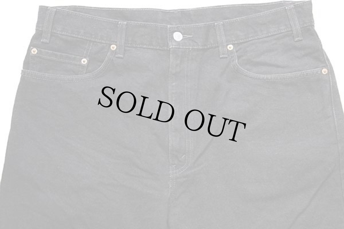 画像4: 00s Levi'sリーバイス 505 ブラック デニムパンツ w38★55 (4)