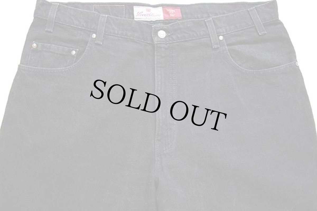 画像4: 90s USA製 Levi'sリーバイス SIGNATURE 545 ブラック デニムパンツ w40 L30 (4)