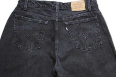 画像5: 00s メキシコ製 Levi'sリーバイス 545 ブラック デニムパンツ w36 L32 (5)