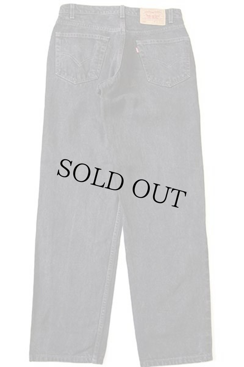 画像3: 90s メキシコ製 Levi'sリーバイス 550 ブラック デニムパンツ w33 L32★151 (3)