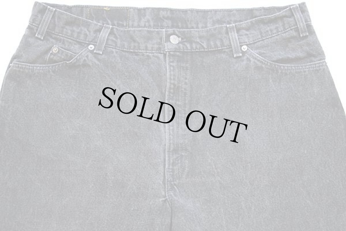 画像4: 90s USA製 Levi'sリーバイス 560 ブラック デニムパンツ w40★27 (4)