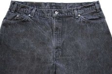 画像4: 90s USA製 Levi'sリーバイス 560 ブラック デニムパンツ w40★27 (4)