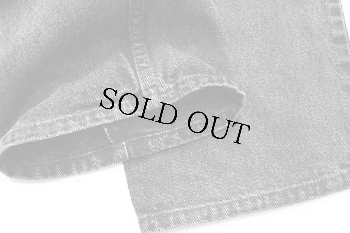 画像8: 90s USA製 Levi'sリーバイス 505 ブラック デニムパンツ w42 L32★53 (8)